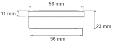 Salben-, Cremedöschen 40 ml für PADS mit rotem Deckel - MADE IN GERMANY