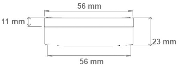 Salben-, Cremedöschen 40 ml für PADS mit rotem Deckel - MADE IN GERMANY